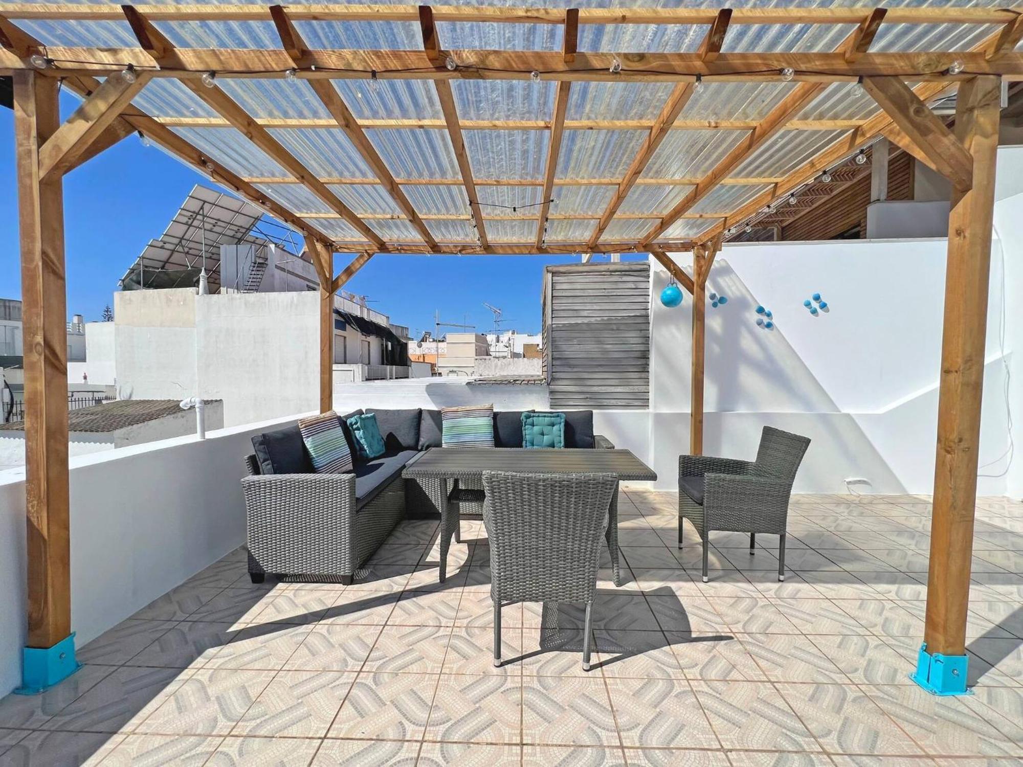 Aurora Da Fuzeta - Casa De Ferias By Junto Ao Mar Villa Bagian luar foto